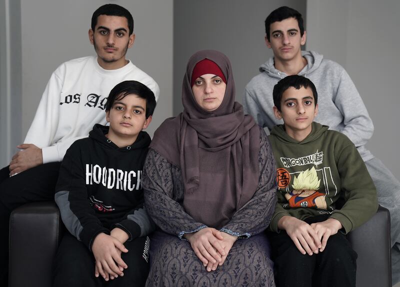 Zak Hania’s wife Batoul and the couple’s four sons had campaigned to get him out of Gaza