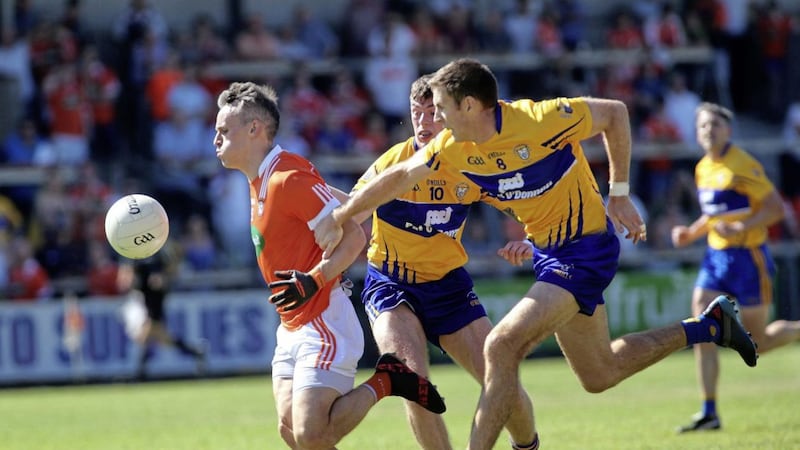 Former Clare midfielder Gary Brennan believes the Banner have matured in recent times - and still believes massive improvement is required if they are to beat Derry on Saturday. Picture by Seamus Loughran 