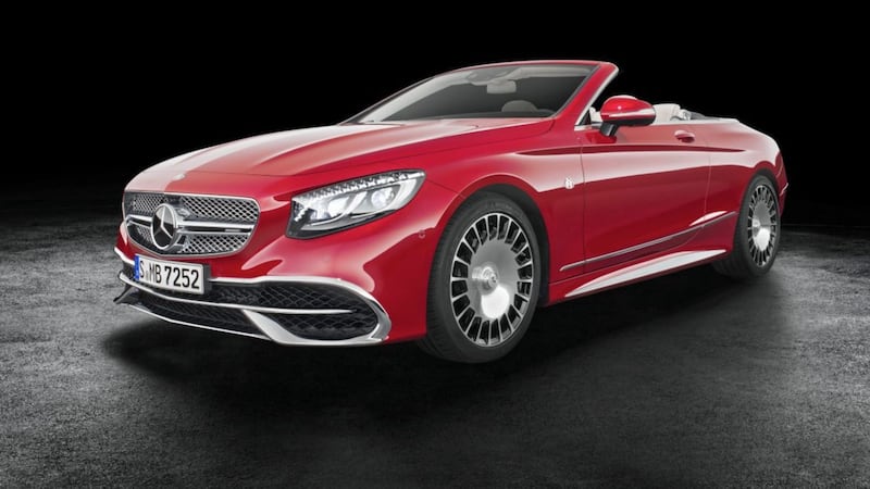 The Mercedes-Maybach S650 Cabriolet - you just know that Simon Cowell will want one 