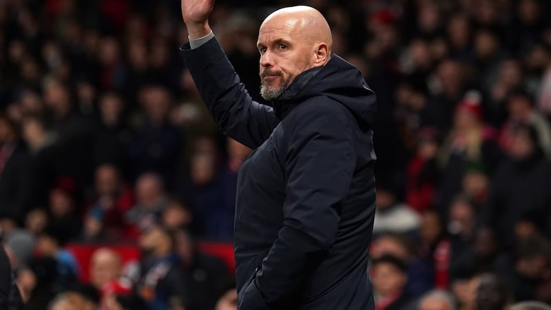 Erik ten Hag has issued a rallying call to United fans (Martin Rickett/PA)