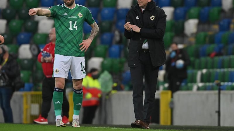 Northern Ireland manager Ian Baraclough is without Stuart Dallas for tonight's game against Lithuania&nbsp;&nbsp;
