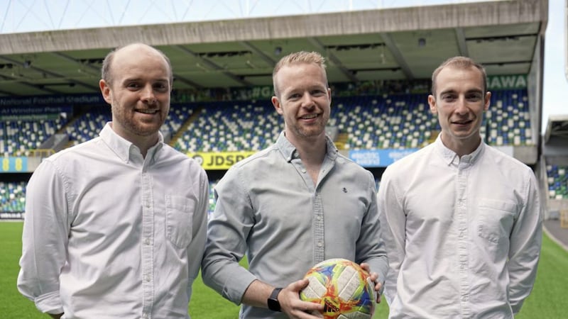 Pitchbooking co-founders (L-R): Shea O&rsquo;Hagan, Fearghal Campbell and Chris McCann. 