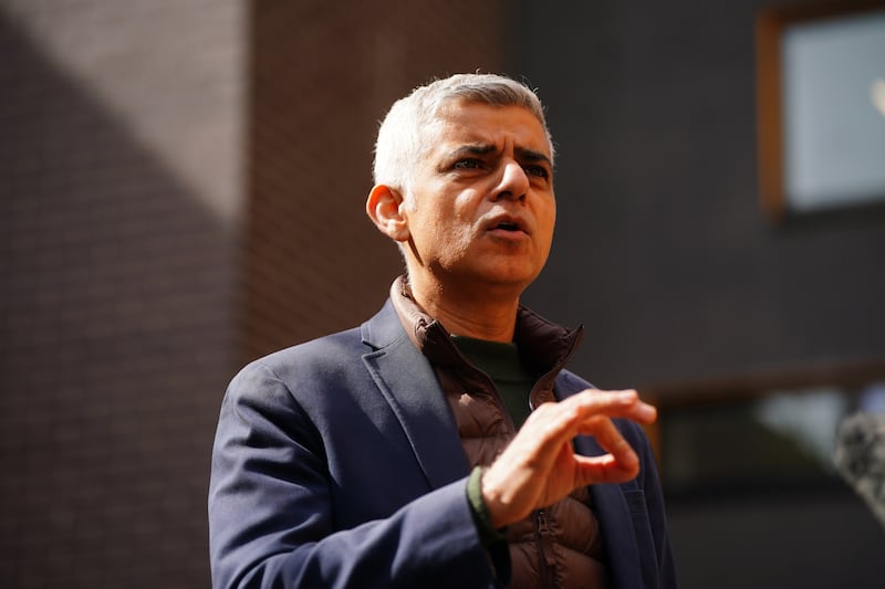 London Mayor Sadiq Khan said the Met’s handling of an incident involving Gideon Falter was ‘concerning’