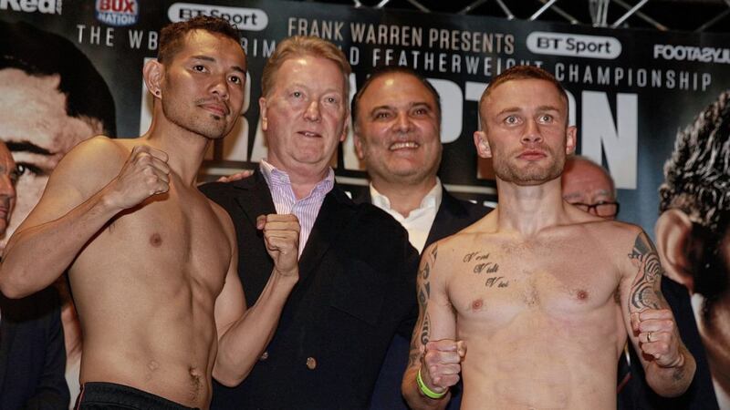 Carl Frampton will need to be at his best to beat Nonito Donaire at the SSE Arena tonight Picture Bill Smyth 