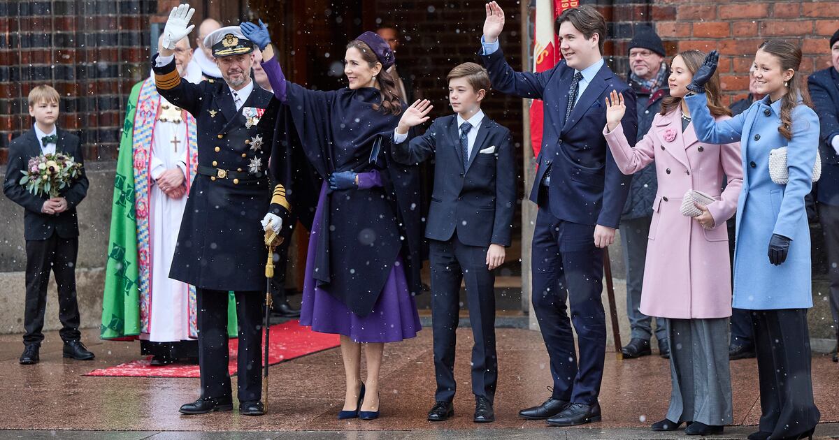 King Frederik and Danish royals attend ‘celebratory church service’ in ...