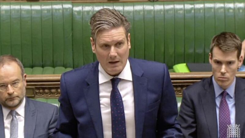 Shadow Brexit secretary Keir Starmer speaks in the House of Commons during a debate about the Brexit process Picture by PA 