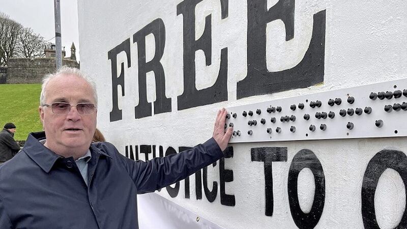 Children in Crossfire charity founder, Richard Moore said the inlcusion of Braille on Free Derry Corner would help make the monument a &quot;all for all&quot;.  