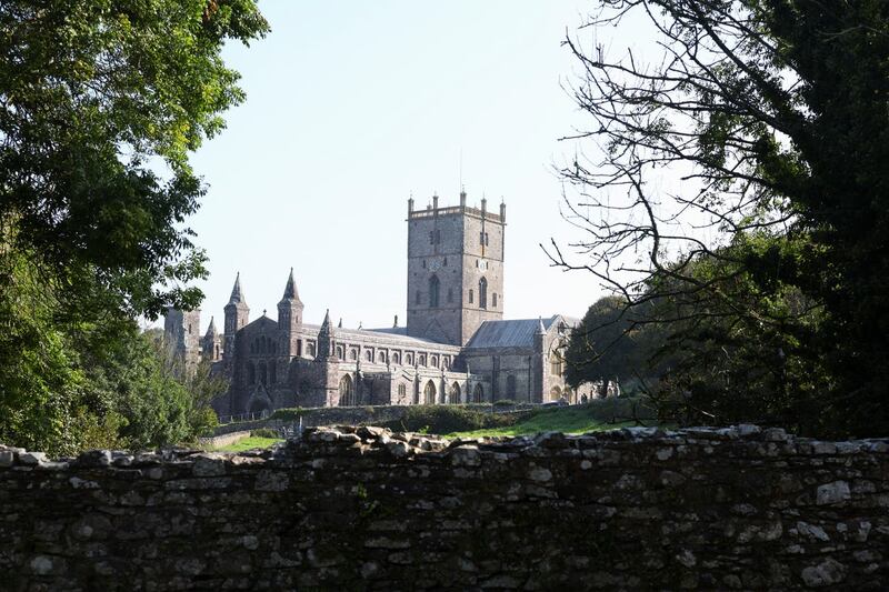 St Davids Cathedral, Haverfordwest, Pembrokeshire, West Wales