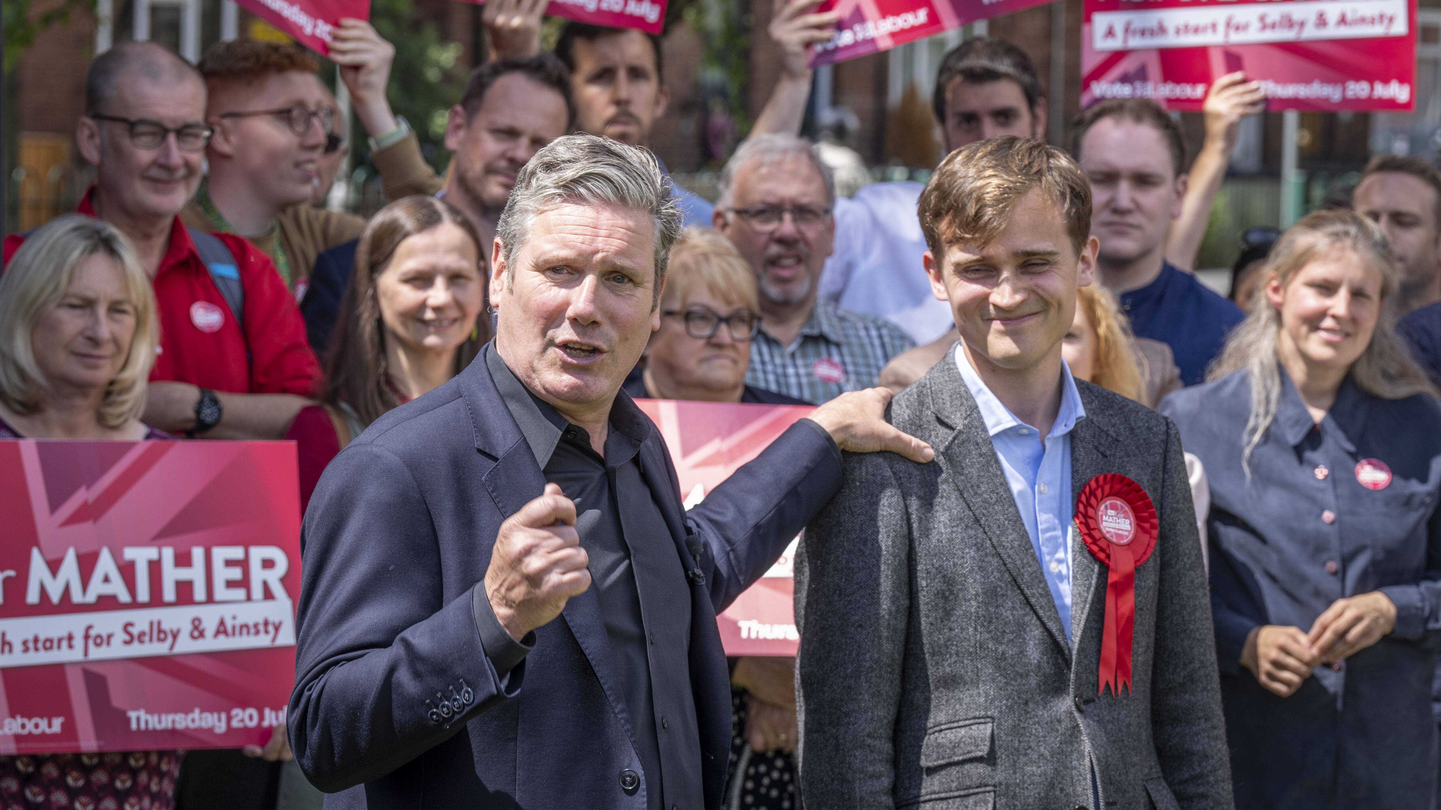 Labour believes Keir Mather, a 25-year-old Oxford graduate, is in with a chance in Thursday’s Selby and Ainsty by-election (Danny Lawson/PA)