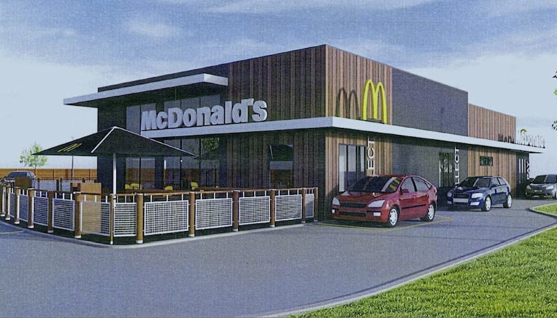 Designs for the new Enniskillen drive-through, submitted as part of the planning process. 
