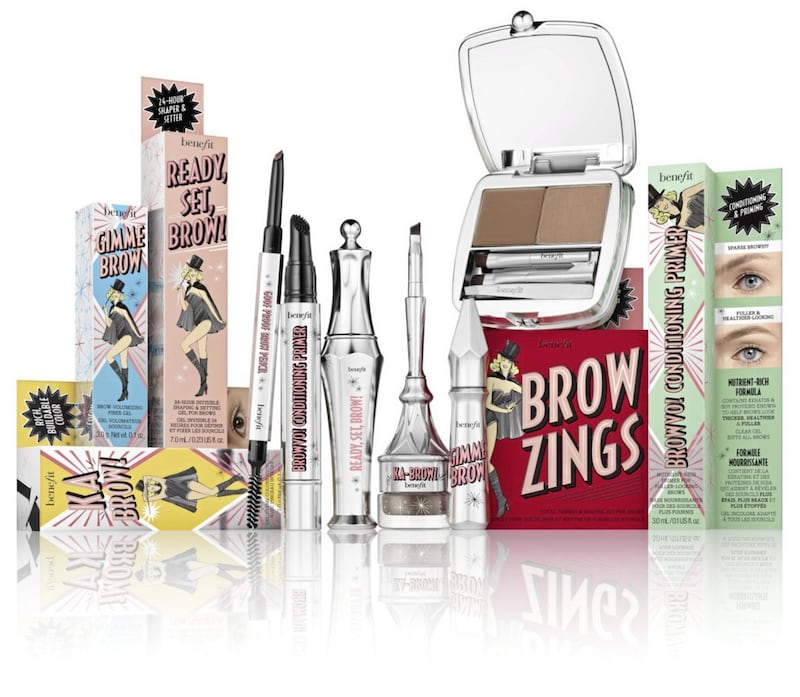 Benefit eyebrow Brow products &ndash; if you want great brows, you need to look after them says the make-up form&#39;s eyebrow expert Lisa Potter-Dixon 