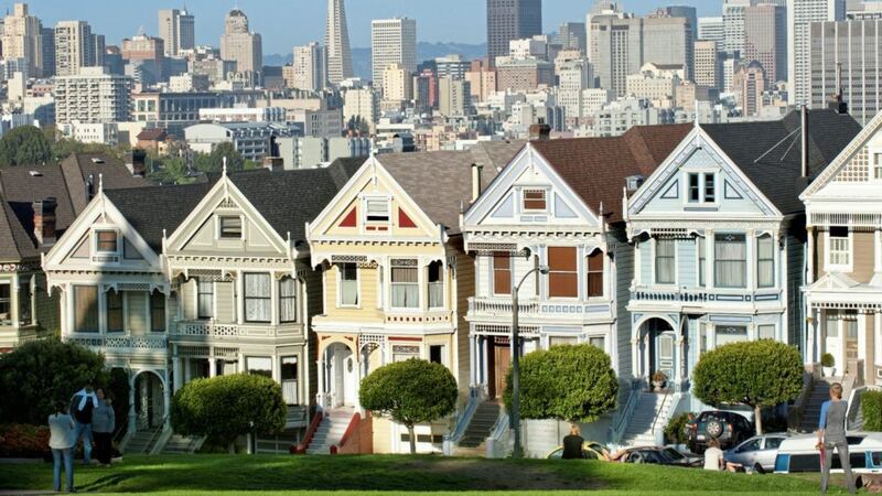 &#39;Painted Ladies&#39;, San Francisco&#39;s famed Victorian and Edwardian-era houses, those these days the city is known as much for its food 