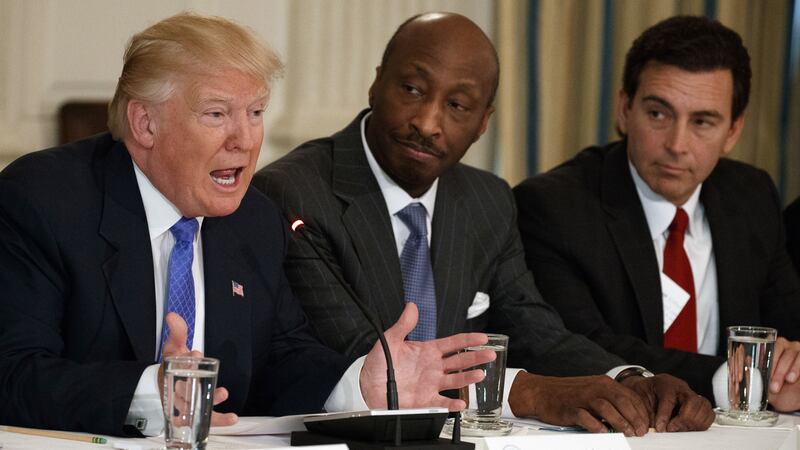 CEOs from Merck, Intel, Under Armour and the Alliance for American Manufacturing have left the council.
