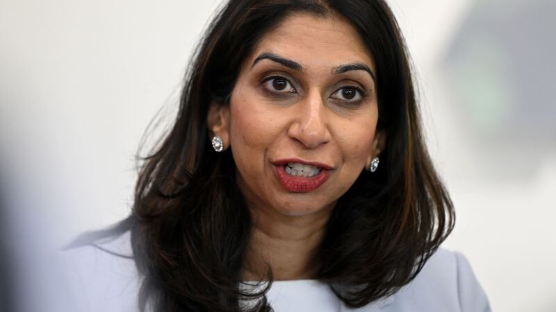 Suella Braverman was one of the home secretaries in charge while the ‘secret policy’ was in operation, the court heard (Justin Tallis/PA)