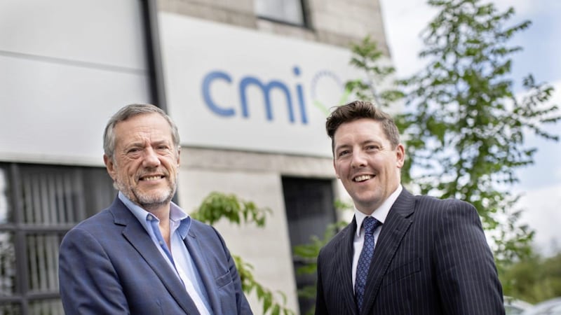 Ken Roulston (left), managing director of CMI, with Andrew Gowdy, head of property and commercial finance at Whiterock Finance 