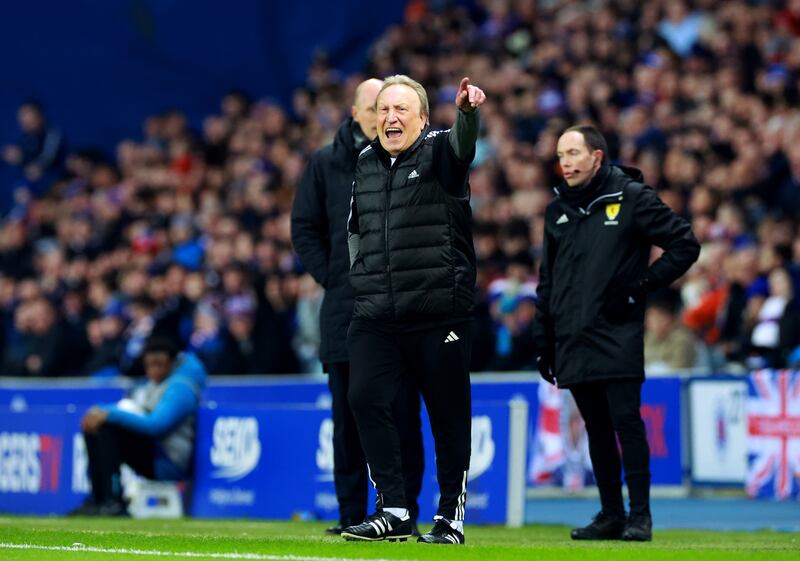 Neil Warnock returned to the dugout on Tuesday night
