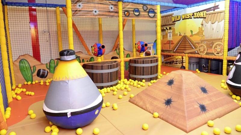 The Wild West battle zone is just one of the area to be discovered in Global Adventure Play, a new soft play centre in Ballynahinch 