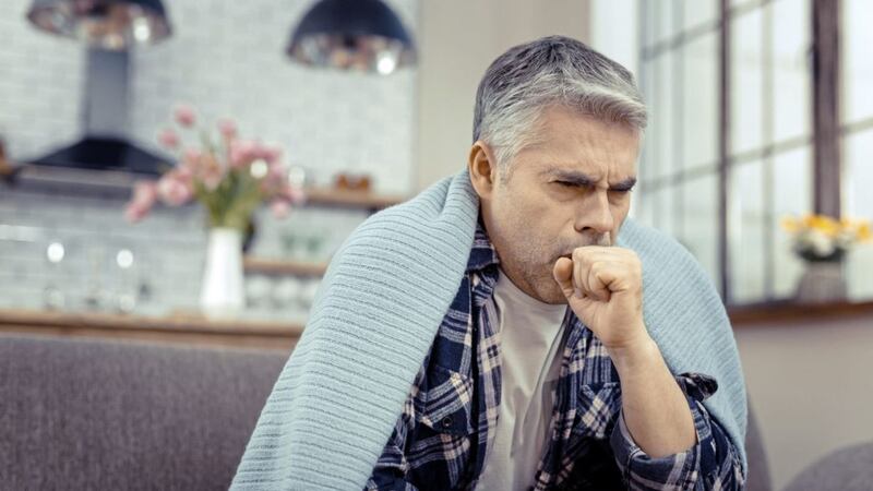 The coronavirus causes a dry cough that does little to shift the virus from the lungs 