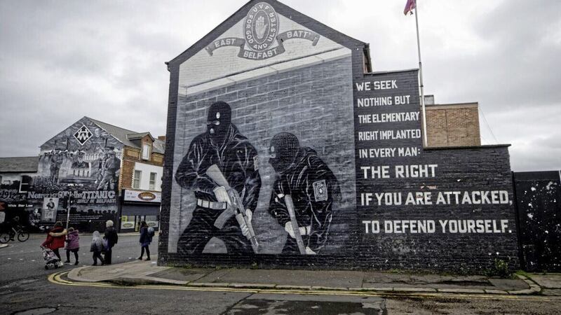 A UVF mural on the Newtownards Road in east Belfast