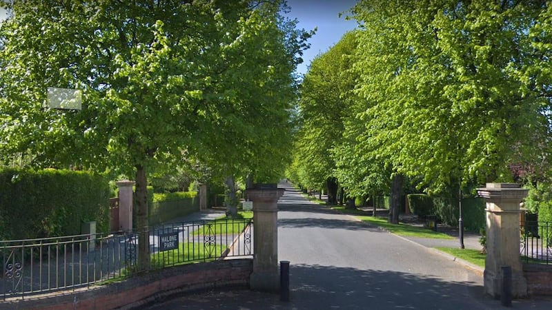 &nbsp;The entrance to Malone Park in south Belfast. Picture from Google Maps