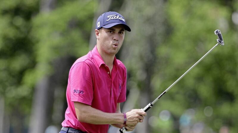 Justin Thomas claimed the US PGA title at Quail Hollow with a final round 68