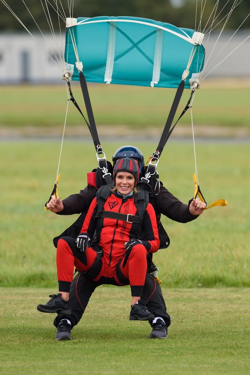 Amanda Holden Skydive