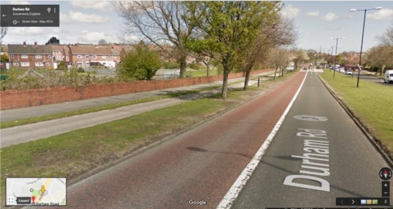 A cycleway in Sunderland 