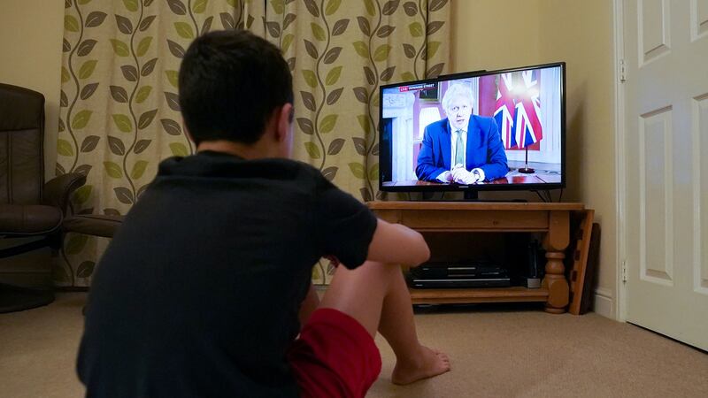 Boris Johnson’s address was broadcast by the BBC, ITV, Channel 4 and Sky.