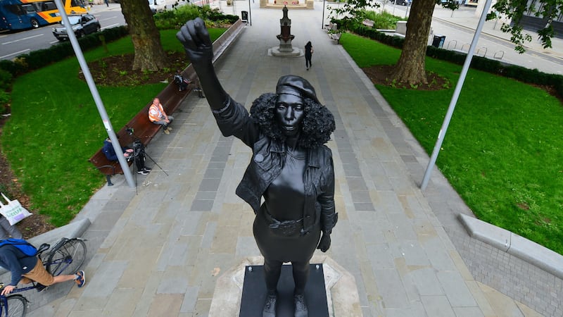 Marvin Rees said the sculpture was erected in Bristol without permission.