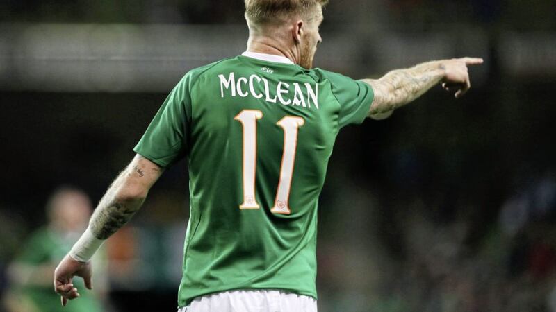 Republic of Ireland footballer James McClean will today begin legal action against UUP councillor Chris McGimpsey. Picture by Brian Lawless/PA Wire 