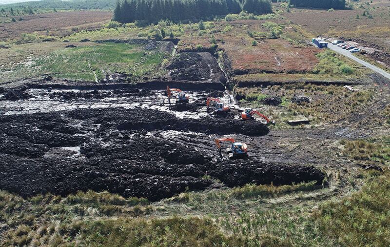 The dig site at bogland in Co Monaghan, where investigators are searching for the remains of teenager Columba McVeigh, who was abducted, shot and secretly buried in November, 1975, by the IRA&nbsp;