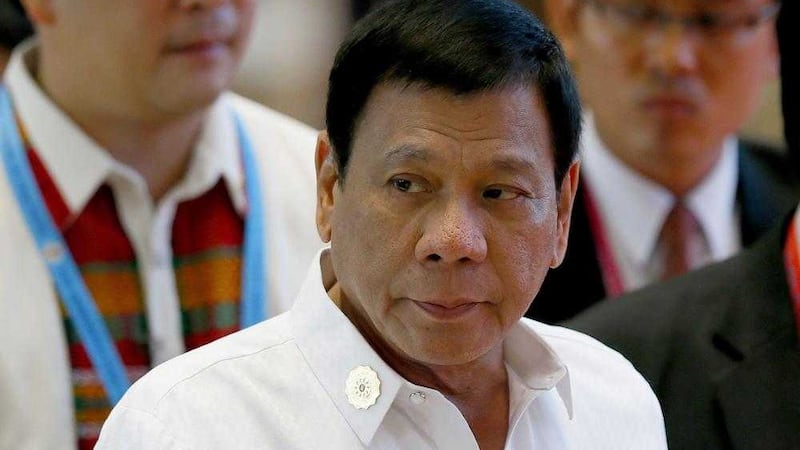 Philippine President Rodrigo Duterte. Picture by Bullit Marquez, Associated Press 