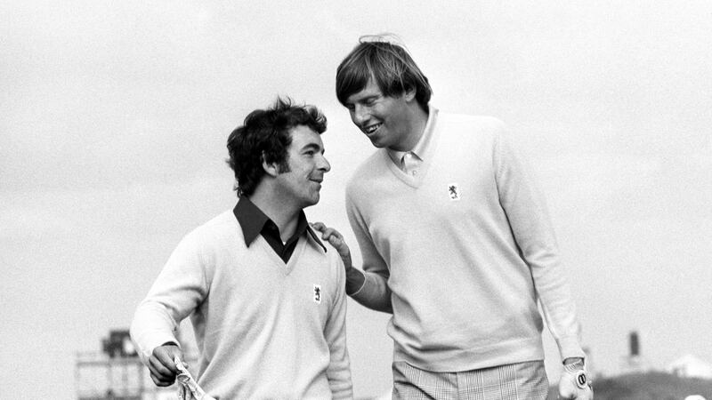 Peter Oosterhuis (right), who played in six Ryder Cups, has died at the age of 75