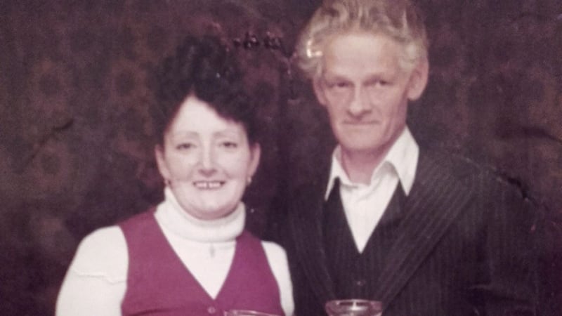 Loyalist murder victim Tommy Casey and his wife Cathleen 