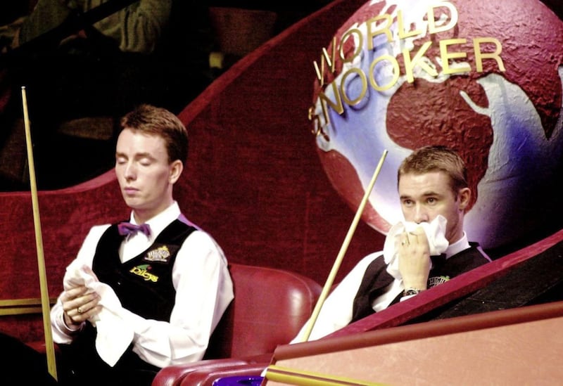 Having won six of the previous seven World Championships, Stephen Hendry had a fearsome reputation in the 1990s, but he had no answer to Ken Doherty in the 1997 decider. Picture by PA