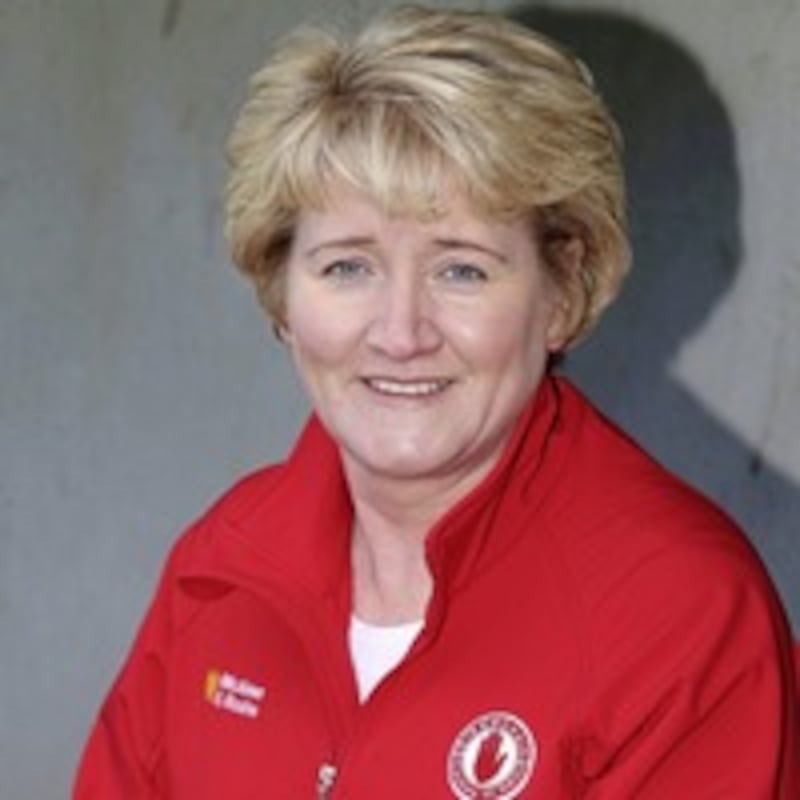 Tyrone GAA chairperson Roisin Jordan pays tribute to the late Pat Darcy 