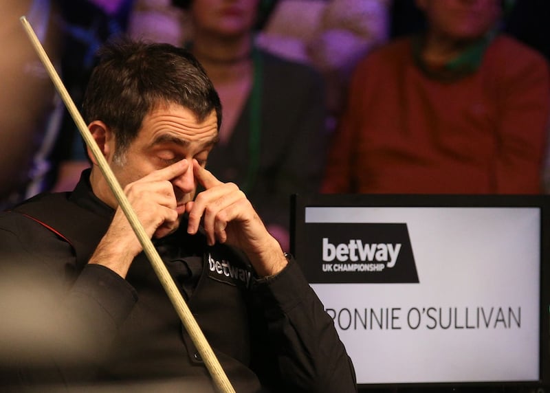 Ronnie O’Sullivan could not believe his eyes when he was confronted by a streaker