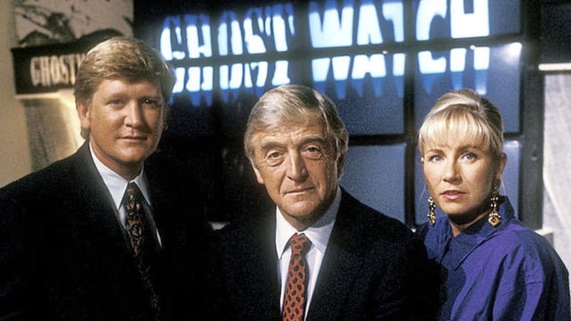Mike Smith, Michael Parkinson and Sarah Green present Ghostwatch 