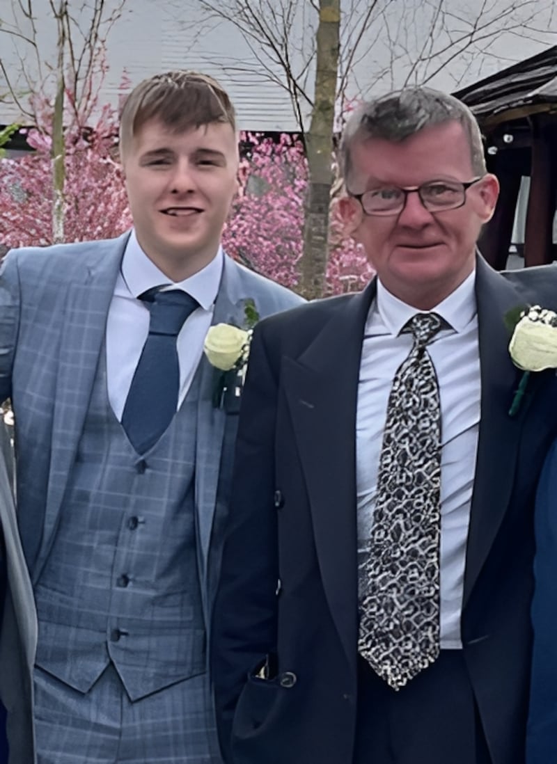 Matthew McGrath with his father Tom