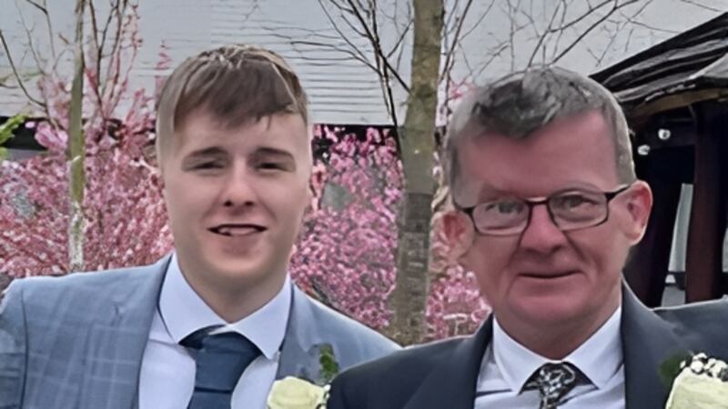 Matthew McGrath with his father Tom