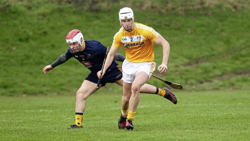 Antrim&#39;s Stephen Rooney says the Glensmen would relish the opportunity to play in the Leinster Championship. Pic Seamus Loughran. 