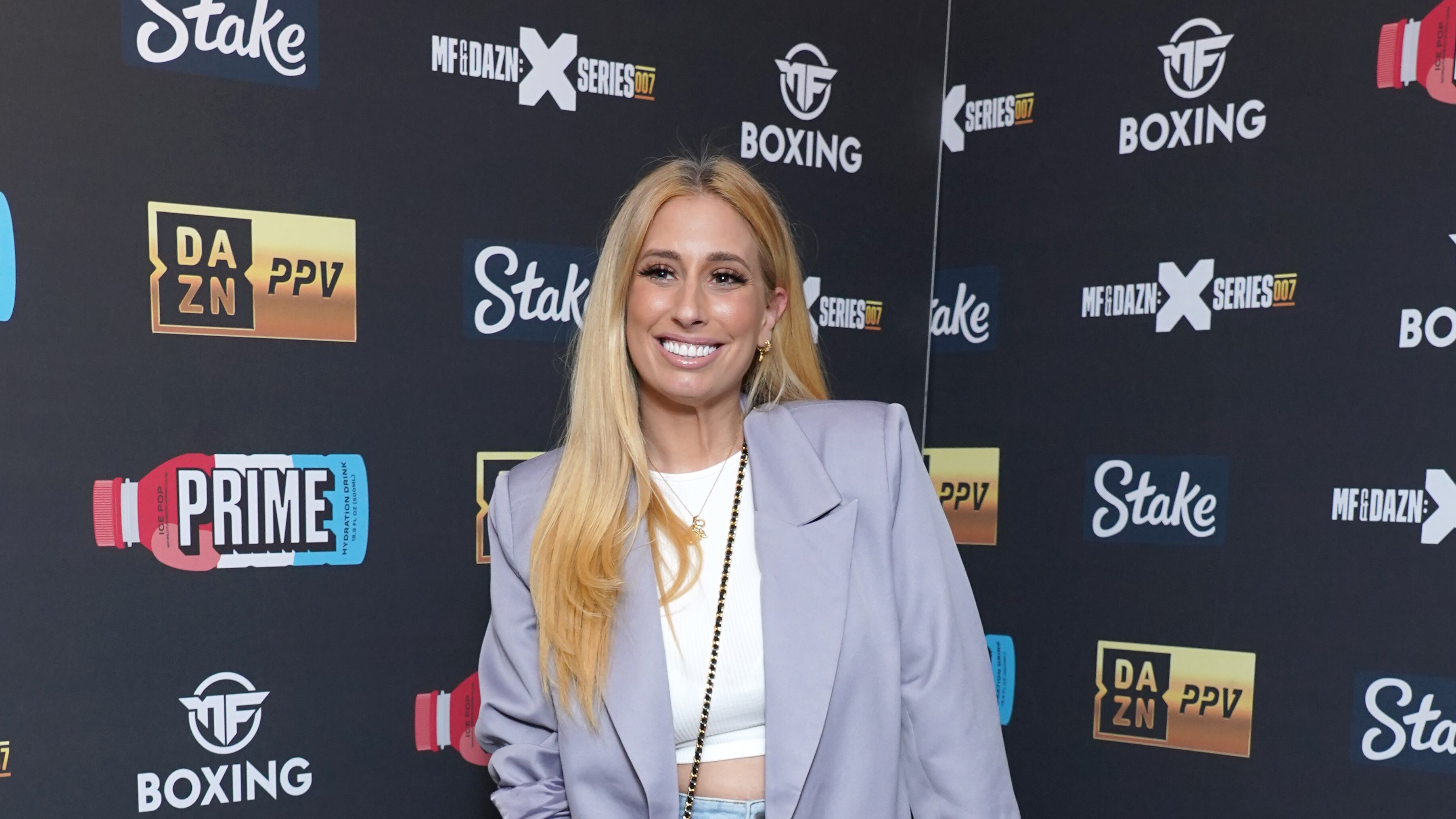 Stacey Solomon has said she was taken to hospital while in Jamaica