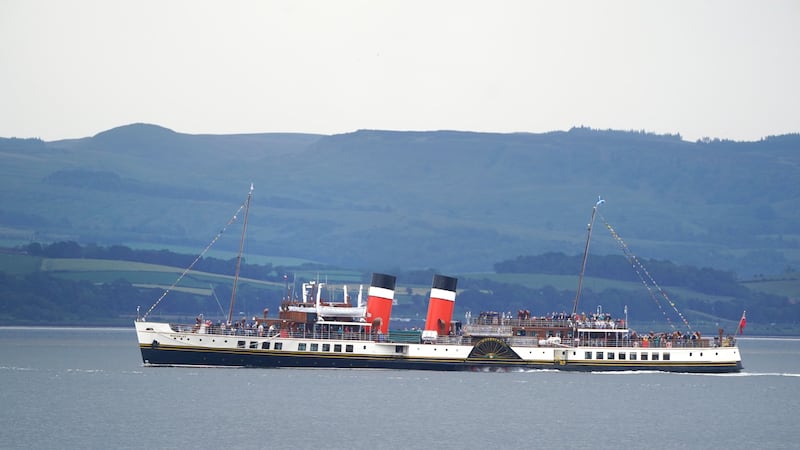 The ageing vessel takes passengers on sea excursions around the British coast.