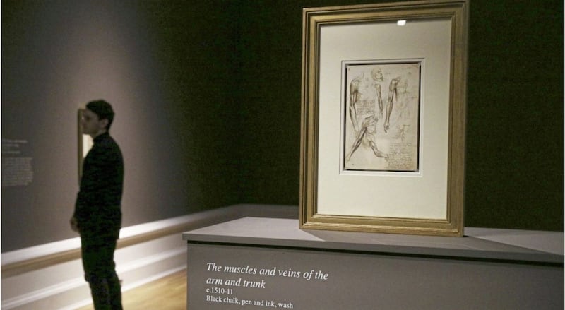 Leonardo da Vinci: A Life in Drawing exhibition runs from today until May 6 