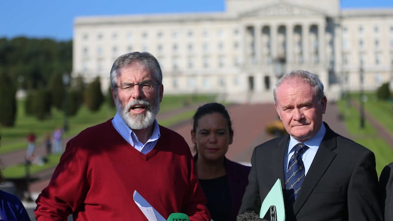 As recently as September, Sinn F&eacute;in was promising that no claimant would ever receive a penny less in benefits - a bit like its original &quot;united Ireland or nothing&quot; stance. Picture by Niall Carson, PA&nbsp;