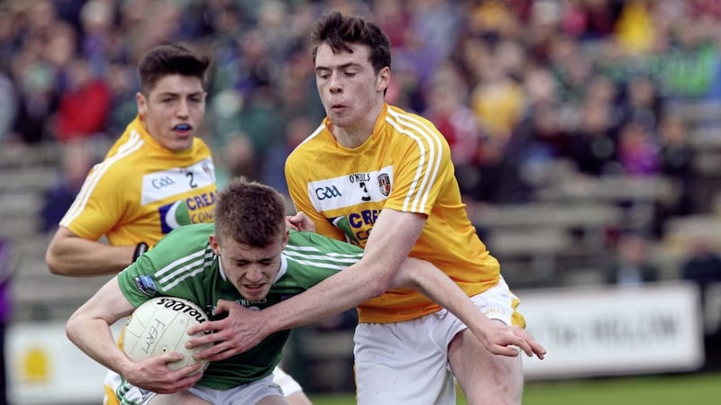 Antrim beat Fermanagh in the Ulster minor championship three years running between 2014 and 2016. 