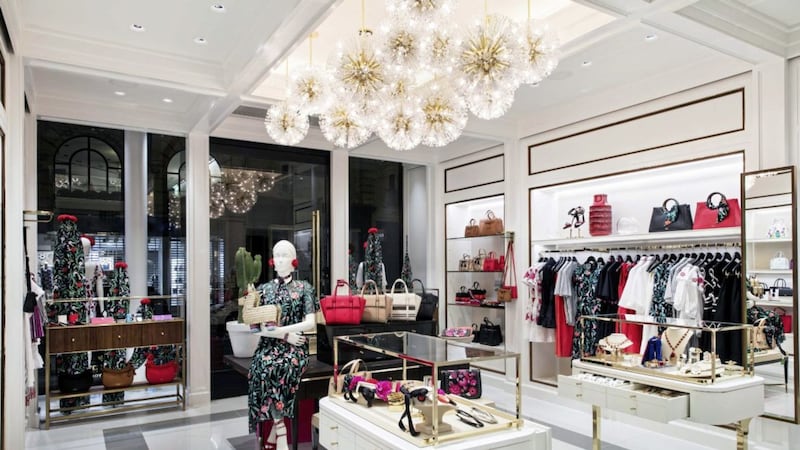 The Kate Spade New York store in Paris which has been completed by Portview Fit-Out in Belfast 