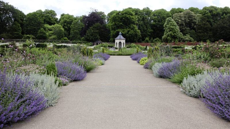 The long border in the walled garden. Picture by John Manley 