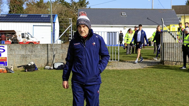Louth boss Mickey Harte will not manage Slaughtneil next year, contrary to recent speculation. Picture by Seamus Loughran 