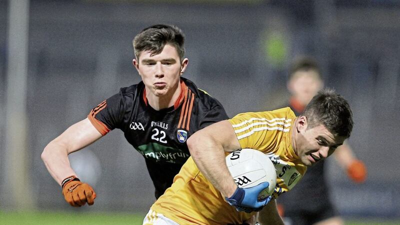 Armagh midfielder Ben Crealey has been uled out with a broken collarbone. Pic Philip Walsh. 